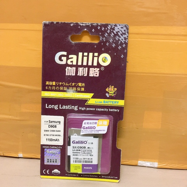 Pin galilio cho Samsung D908 (1150mAh)