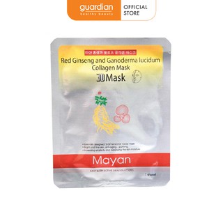 Mặt Nạ Hồng Sâm Linh Chi Mayan Red Ginseng and Ganoderma Lucidum Collagen Mask 25ml