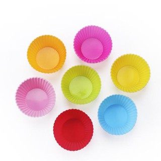 Khuôn Muffin Silicon Làm Bánh Cupcake