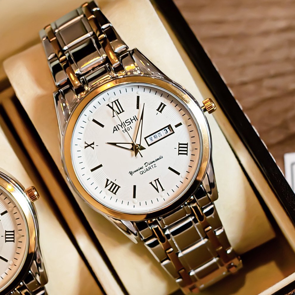 Đồng hồ nam chính hãng dây thép đẹp giá rẻ thời trang cao cấp chống nước Rozida'1 DH19 | BigBuy360 - bigbuy360.vn