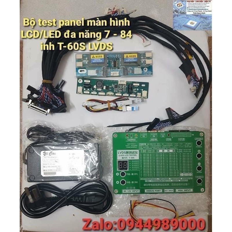 bộ test panel test màn hình LcD/Led T-60S