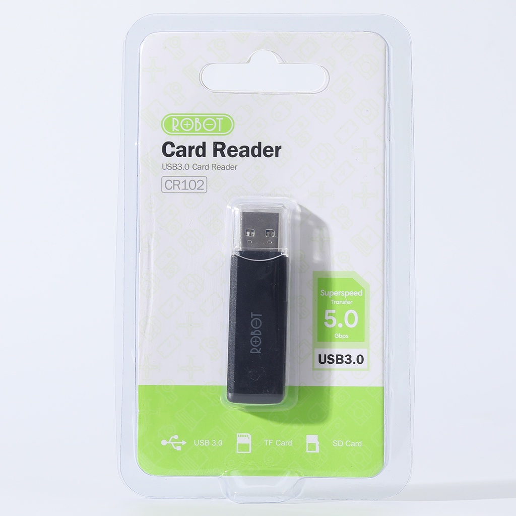 Đầu đọc thẻ nhớ 2.0 Hoco HB20 Mindful - hỗ trợ khe microSD/SD