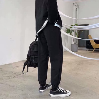 Quần Jogger Bo Ống Chất Thun Da Ca Phong Cách Hàn Quốc Uniex Nam Nữ Basic 2 Màu