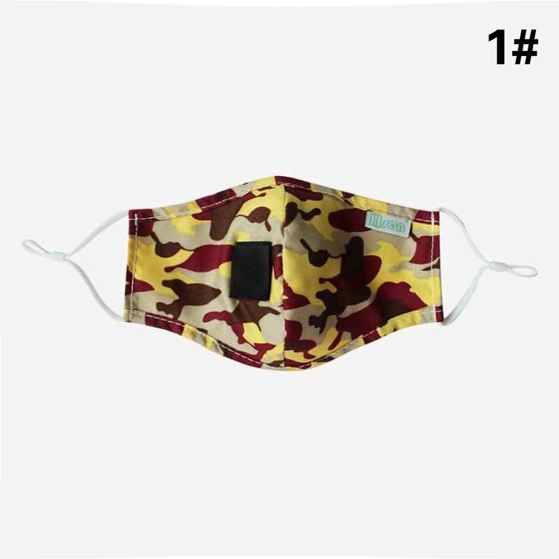 (Hàng Mới Về) Khẩu Trang Cotton Chống Bụi Thoáng Khí Họa Tiết Rằn Ri | BigBuy360 - bigbuy360.vn