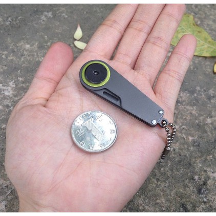 Dao Phượt Nhỏ Gọn Mini EDC - Treo Móc Khóa - Thép Không Gỉ - Lưỡi Dao 3CM - Hàng Có Sẵn Trong Kho