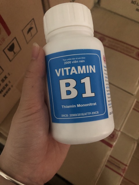 Vitamin B1 lọ 2000 viên - Bổ sung vitamin B1 cho cơ thể