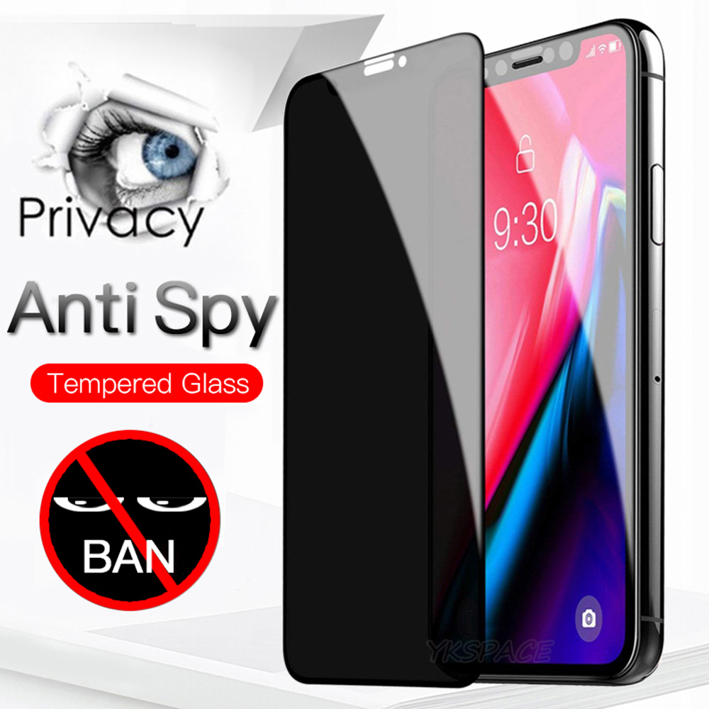 Kính Cường Lực Toàn Màn Hình Chống Nhìn Trộm Miếng dán màn hình Cho For iPhone 13 12 11 Pro Max 12 13 mini X XS Max 7 8 6 6s Plus SE 2020