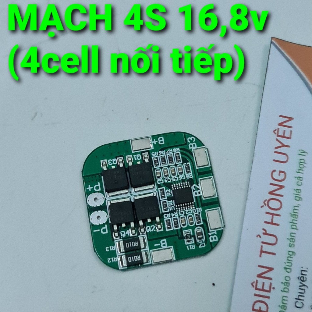 Mạch 4s 20A . Mạch bảo vệ sạc xả pin Lithium 4S-16.8V-20A. Chuyên dùng đóng pin máy khoan, bắt vít