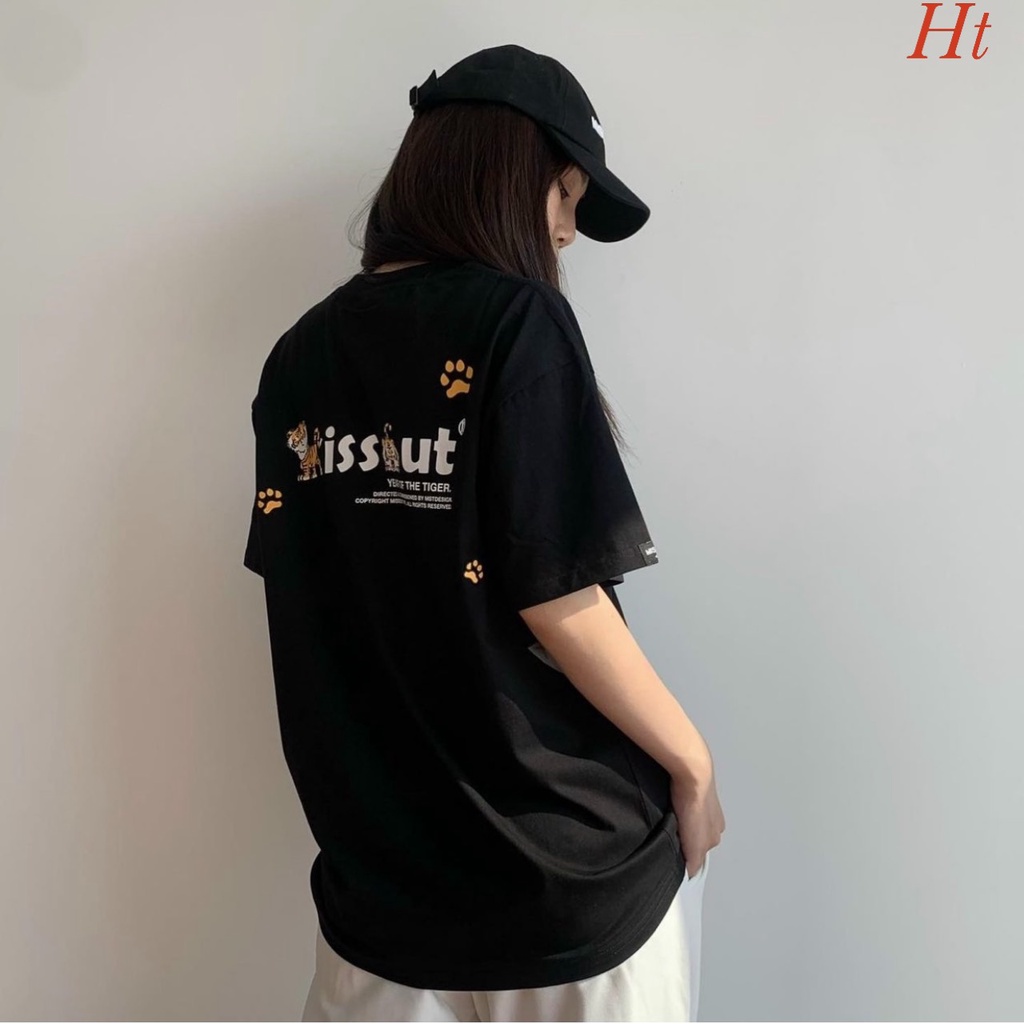 Áo phông Miss hổ Unisex  - áo phông nam nữ chất cotton Su  form rộng