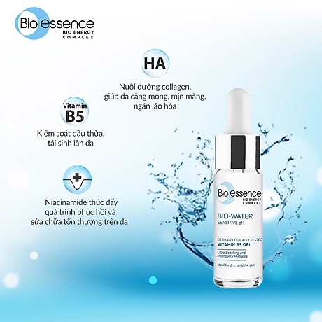Tinh Chất Serum Bio Essence Bio-Water Vitamin B5 Gel 5ml