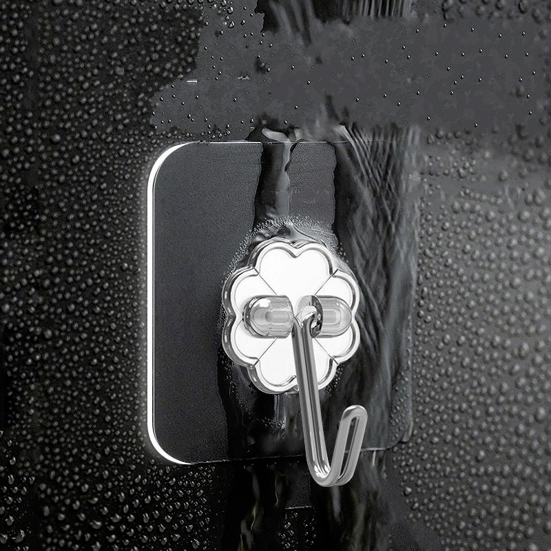 Móc Dán Tường Trong Suốt Chịu Lực Tốt 6*6cm Tiện Dụng