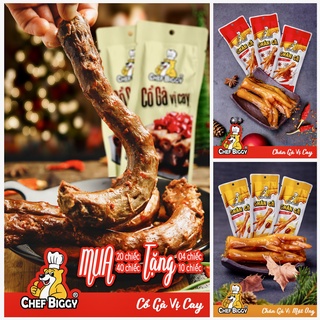 Cổ Gà CHEF BIGGY Cay ( bịch 20 chiếc)