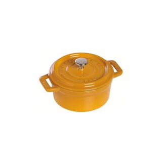 Nồi gang tròn Staub Cocotte Đen 10cm