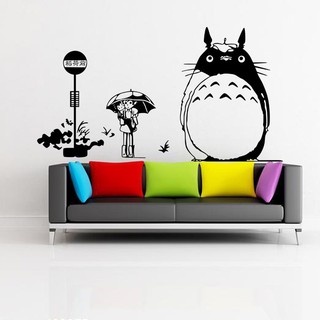 Decal Dán Tường Sticker My Neighbor Totoro Phòng Khách Trang Trí Phòng Ngủ