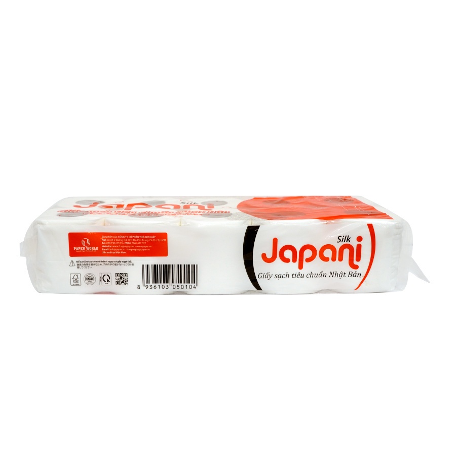 GIẤY VỆ SINH 3 LỚP CAO CẤP NHẬT BẢN 10 CUỘN JAPANI