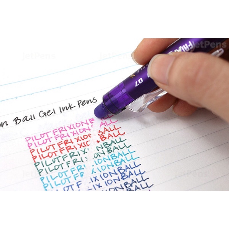 Bút Gel Xóa Được Pilot Màu Tím Nhập Khẩu NHẬT BẢN - Pilot Frixion Ball Cliker - BLRT-FR7-B