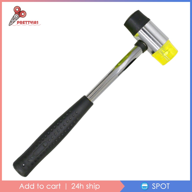 Búa Hai Đầu Cao Su Prettyia1 Kích Thước 30mm Chuyên Dụng Sửa Chữa Nội Thất