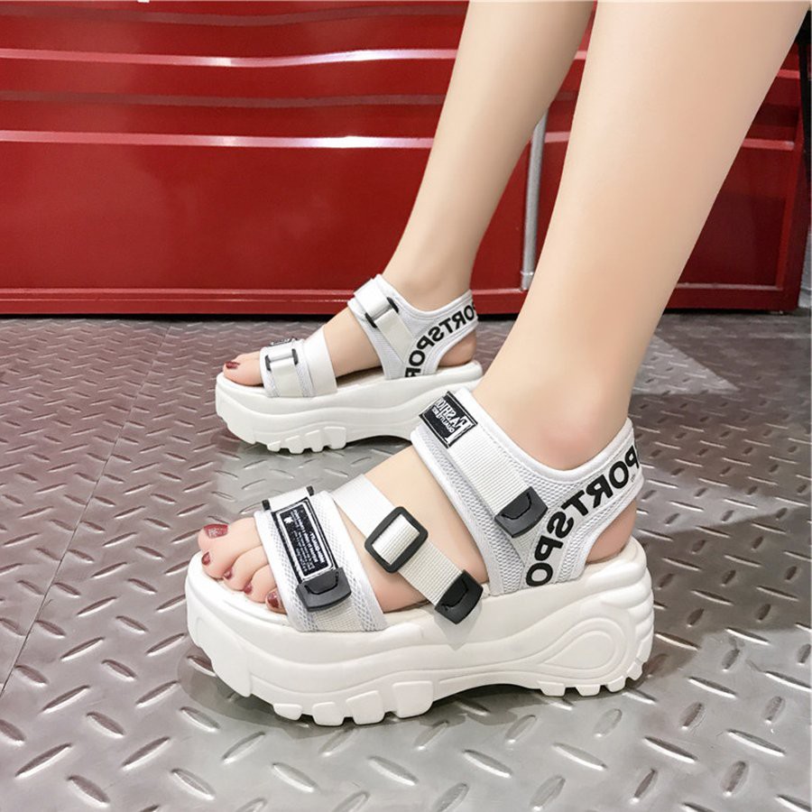 Dép sandal nữ thời trang sport tăng chiều cao mới - S6160