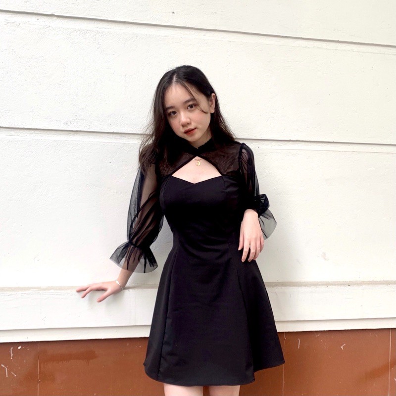 VÁY ĐI DỰ TIỆC PROM - DARK KNIGHT DRESS - VÁY HỞ CỔ