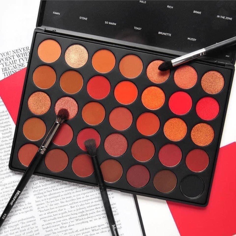 Bảng Phấn Mắt Morphe 35O2 Second Nature Eyeshadow Palette