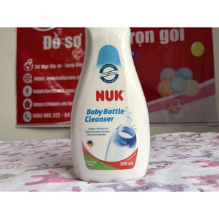 Nước rửa bình sữa Nuk dạng chai
