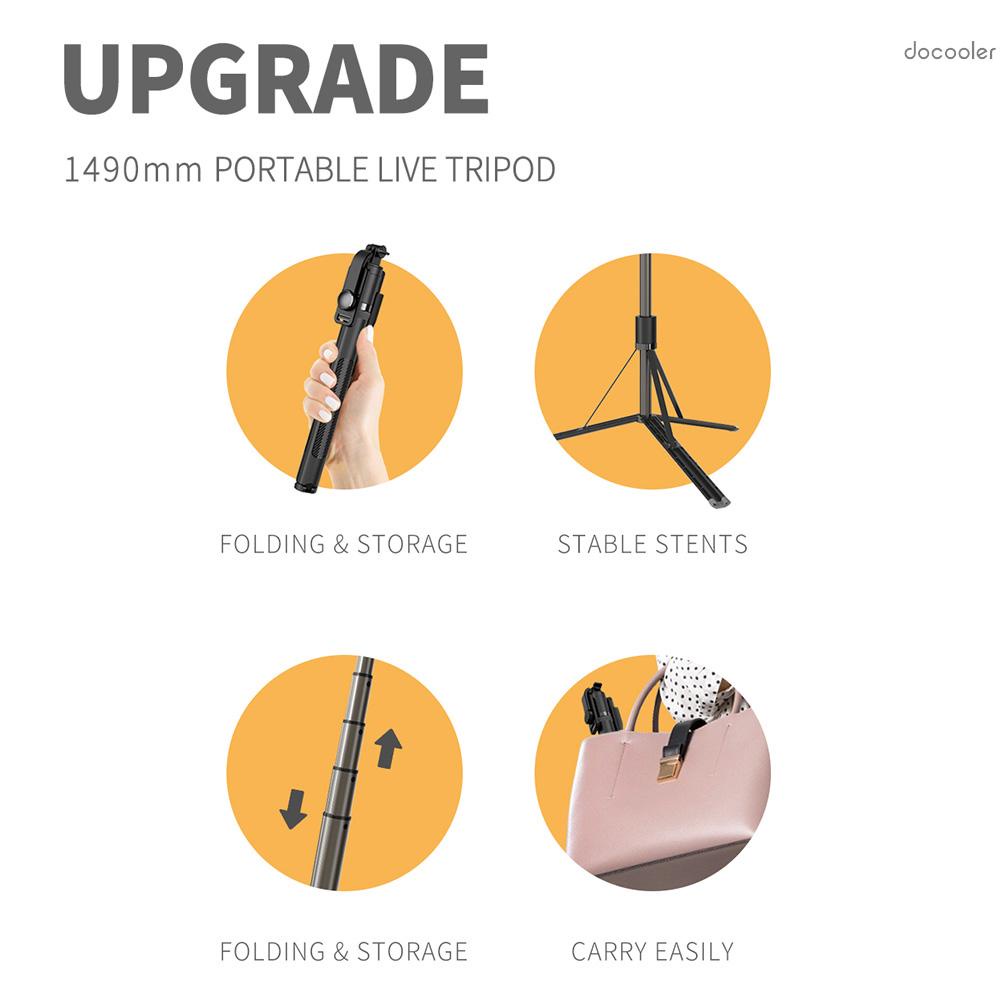 Gậy Tự Sướng Có Thể Kéo Dài 149cm Cho Điện Thoại Ios & Android | BigBuy360 - bigbuy360.vn