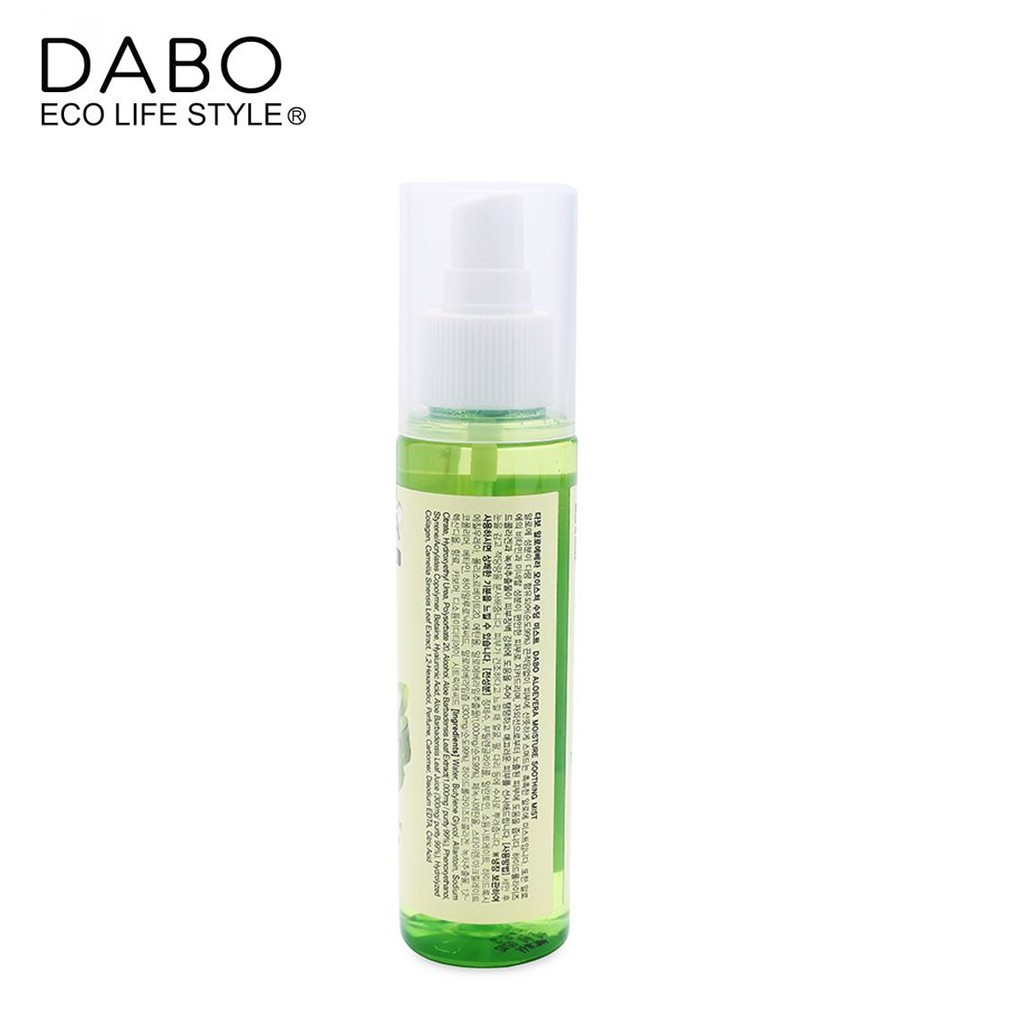 XỊT KHOÁNG DƯỠNG DA NHA ĐAM ALOE VERA MOISTURE SOOTHING MIST DABO