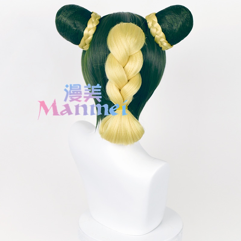 Bộ Tóc Giả Ngắn Hóa Trang Nhân Vật JoJos Bizarre Adventure Jolyne Cujoh JOJO Kèm 2 Búi Tóc Giả Chịu Nhiệt