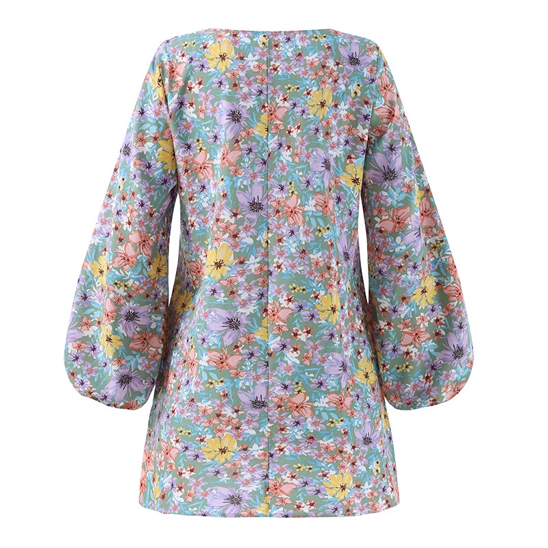 Áo nữ ZANZEA tay dài cổ tròn dáng rộng gấu tay áo có độ đàn hồi phong cách Hồi Giáo