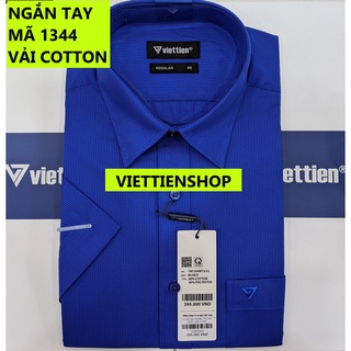 (1344 SS) ÁO SƠ MI VIỆT TIẾN NGẮN TAY KẺ SỌC
