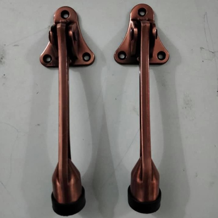 Compo 2 chống gió cửa giá rẻ , chặn cửa chân đạp, chặn cửa chống gió màu nâu