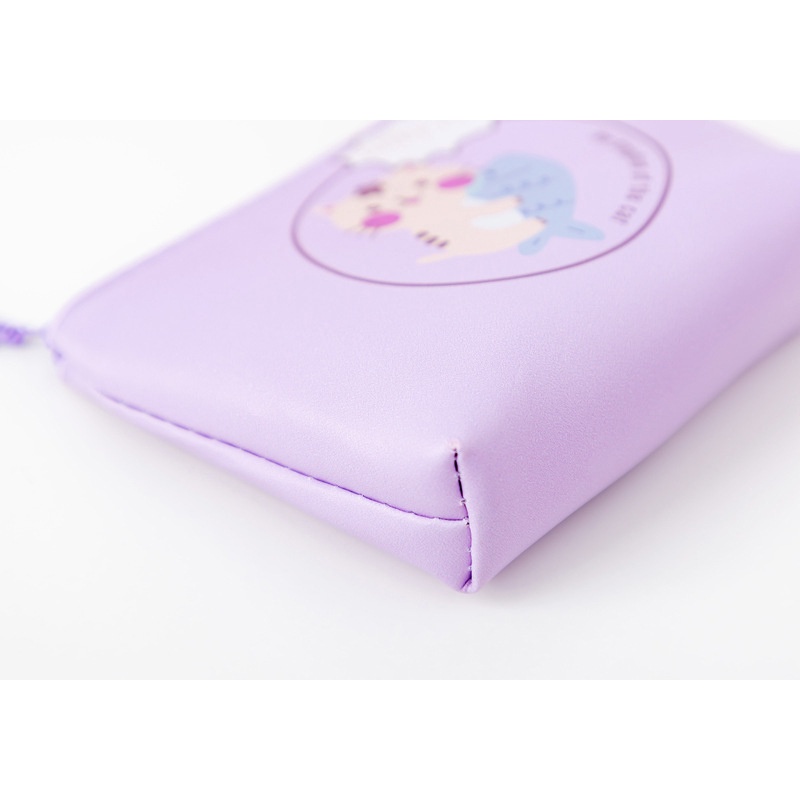 Hoạt Hình Ví Da pu Đựng Tiền Xu Hình Mèo Con Xinh Xắn