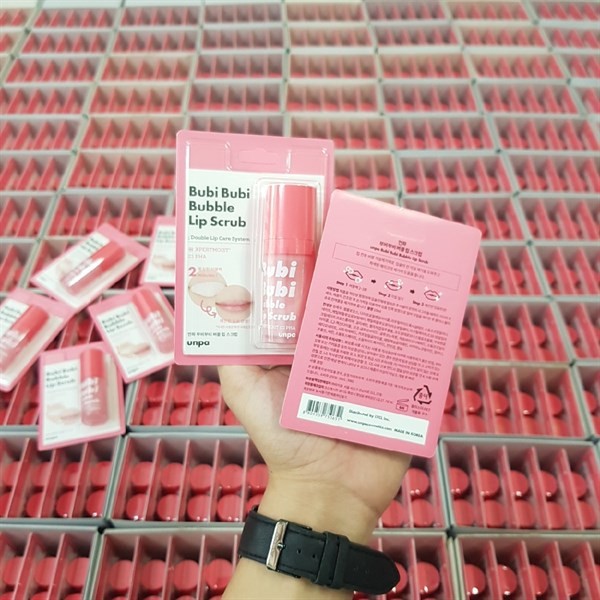 [mẫu mới] GEL TẨY DA CHẾT MÔI UNPA BUBI BUBI LIP