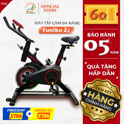 Xe đạp tập thể dục trong nhà Funiko z1-Full tính năng nâng cao sức khỏe.