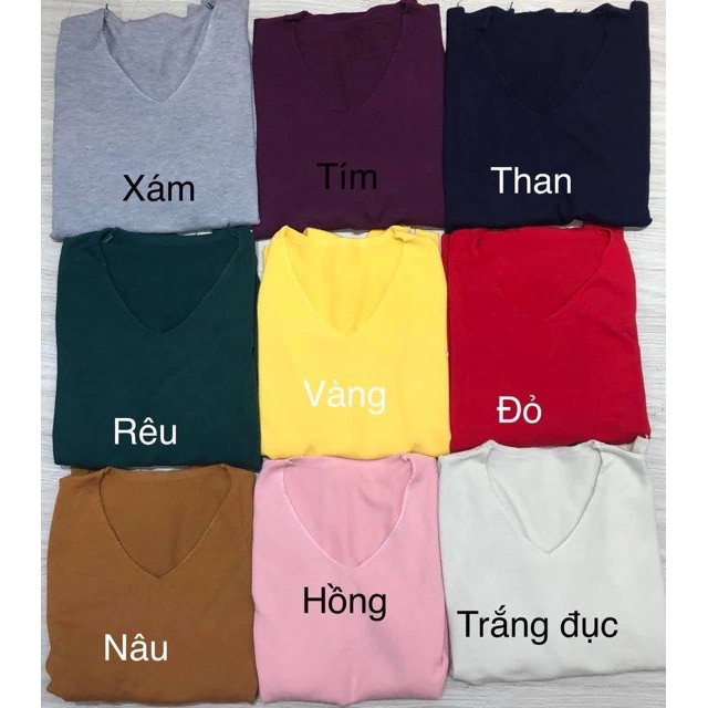 Áo len mỏng dài tay hàng Quảng Châu