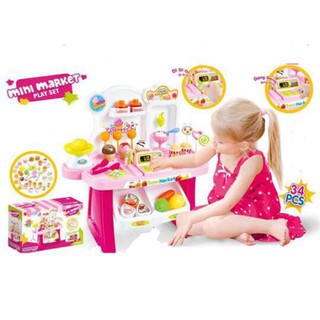 Bộ đồ chơi bán hàng siêu thị mini nhựa nguyên sinh -