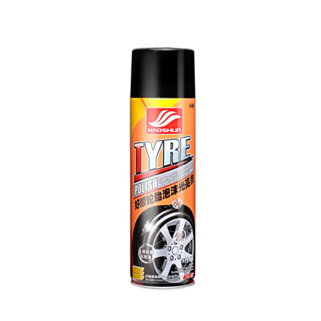 [GIÁ TỐT] Bình xịt bọt vệ sinh làm bóng lốp xe ô tô Haoshun Tyre polish 650ml H1038