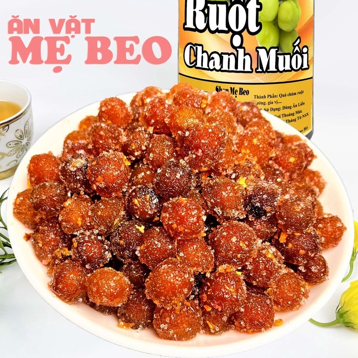 500Gr Chùm Ruột Chanh Muối Ngào Đường Shop Mẹ Beo