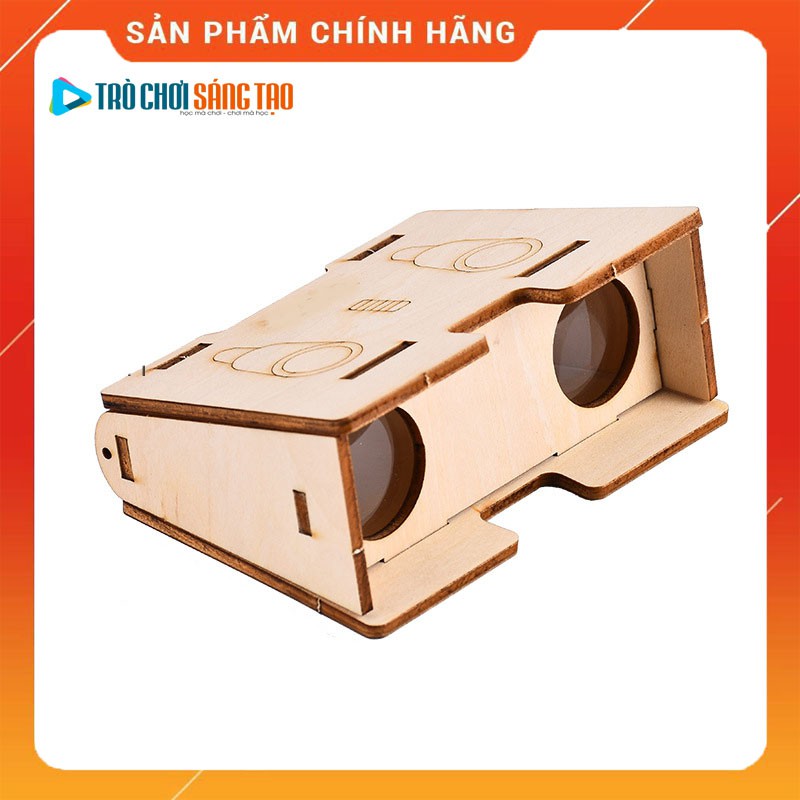 Bộ đồ chơi tự làm kính viễn vọng khúc xạ (ống nhòm) bằng gỗ – DIY Wood Steam