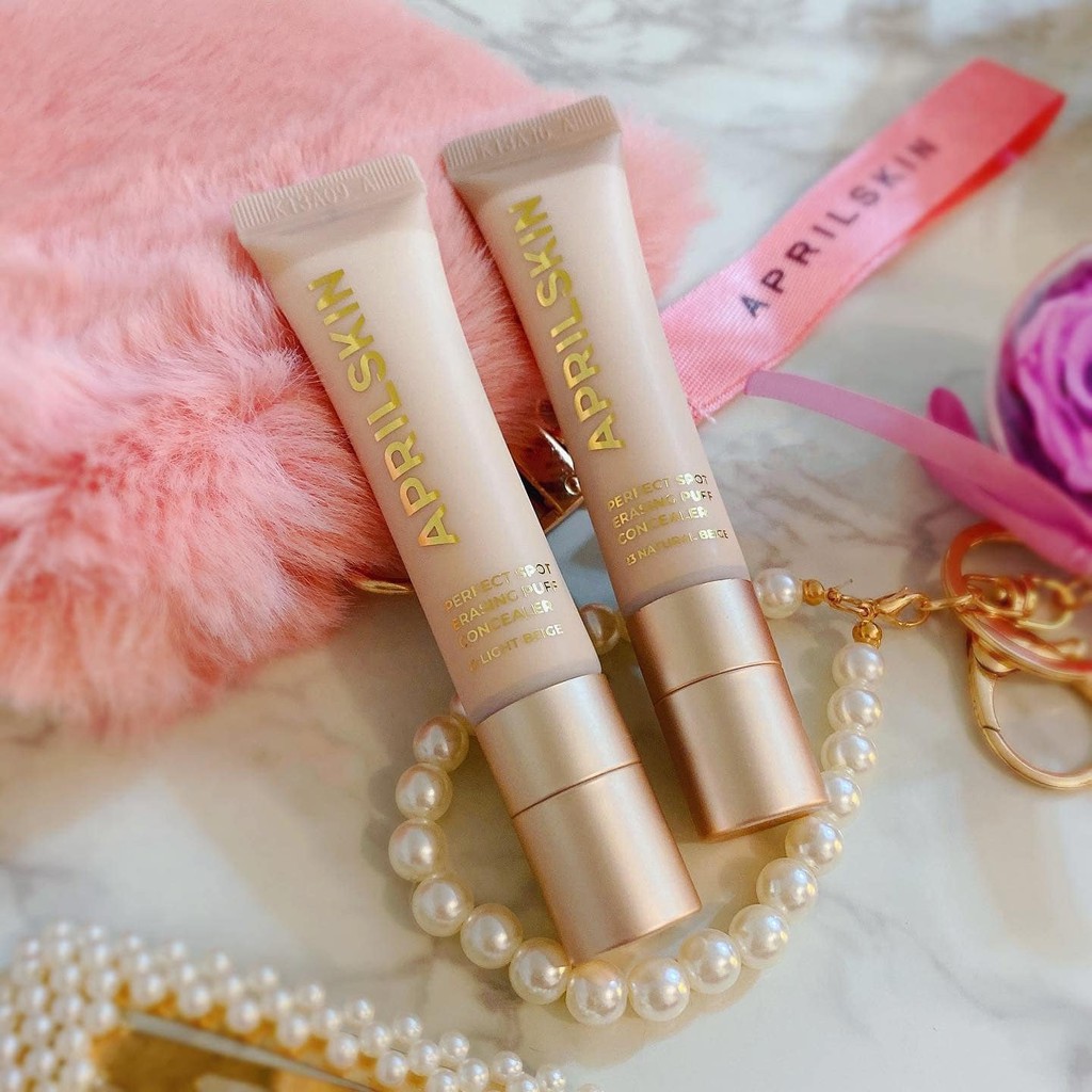 Kem che khuyết điểm hoàn hảo Aprilskin Perfect Spot Erasing Puff Concealer 10g | BigBuy360 - bigbuy360.vn