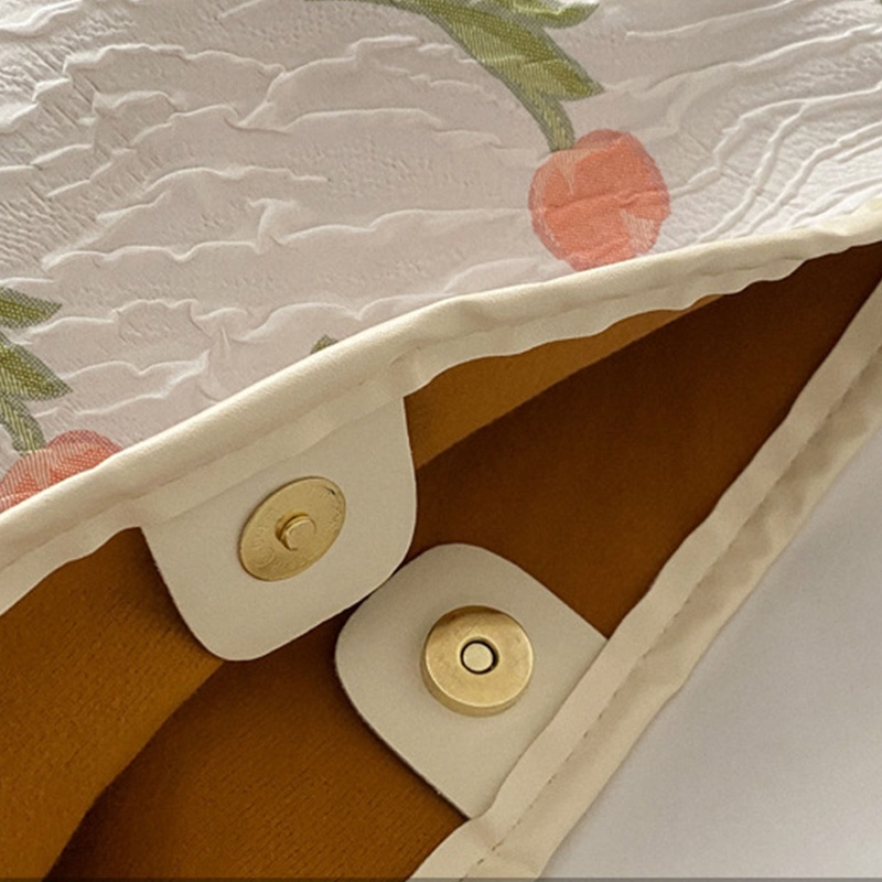 Youyo Túi Tote Đeo Vai Sáng Tạo Với Túi Xách Hoa Tulip Dễ Phối Đồ Cho Bạn Gái