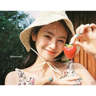 Mũ cói cô gái Hà Lan buộc dây