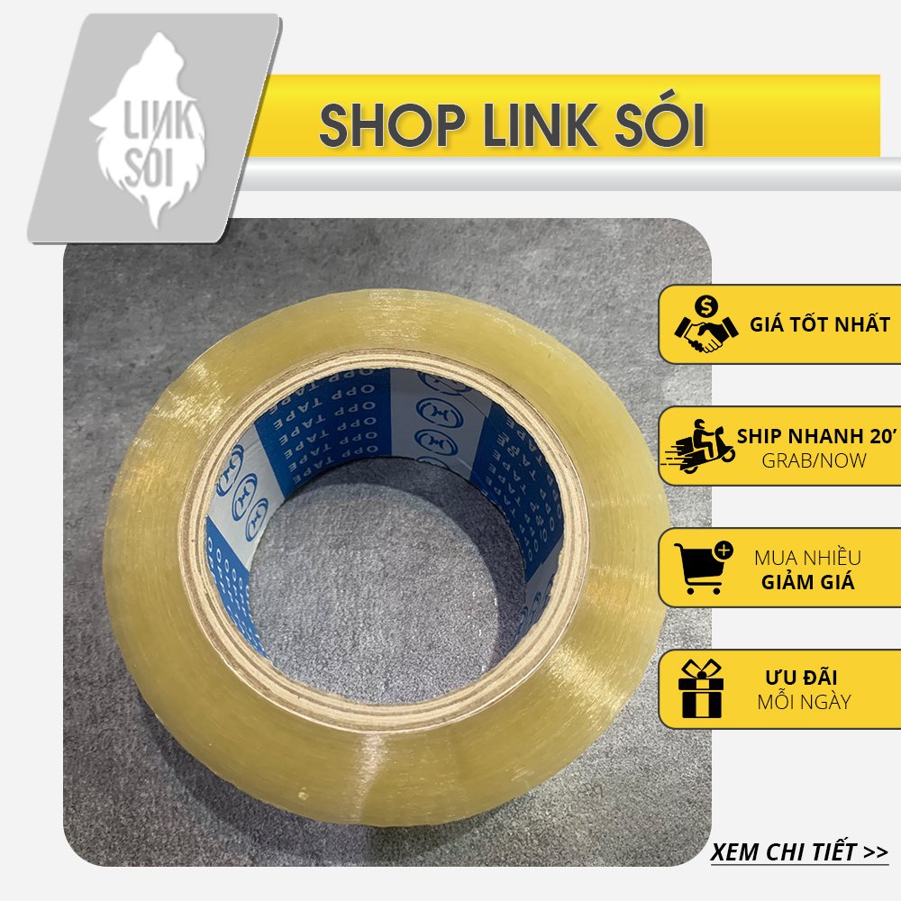 Băng keo 200 yard siêu dính dùng cho đóng hàng  siêu rẻ, băng keo độ dính cao, chất lượng