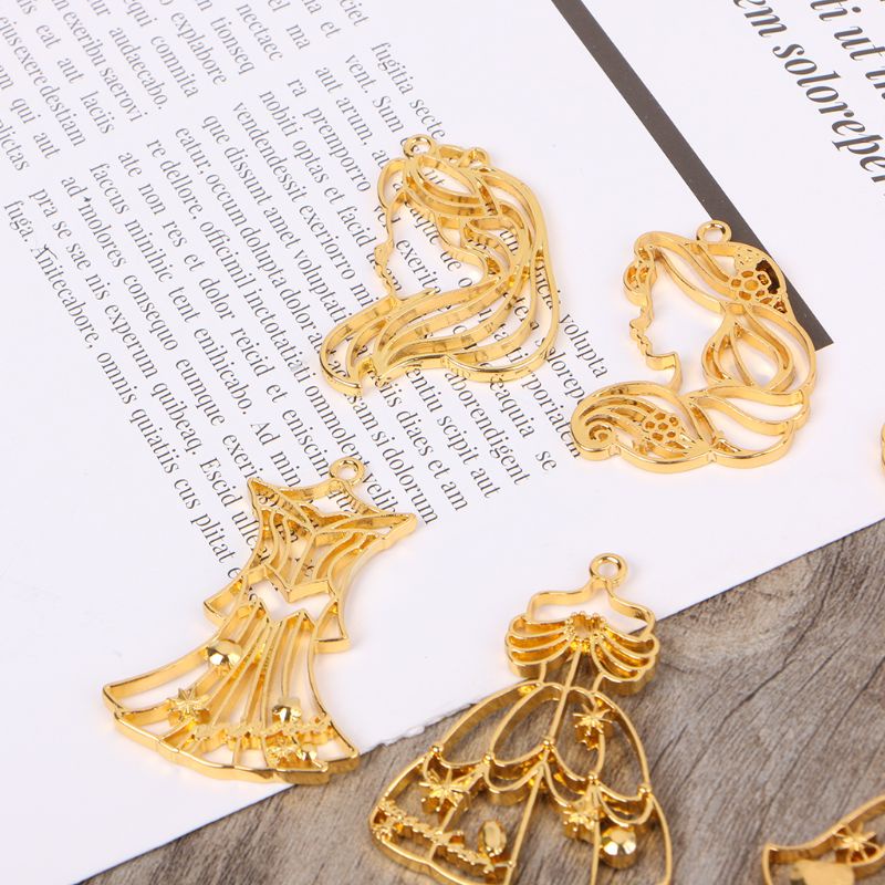 Ghim Cài Áo Hình Váy Công Chúa Hoạt Hình Thanh Lịch Thời Trang