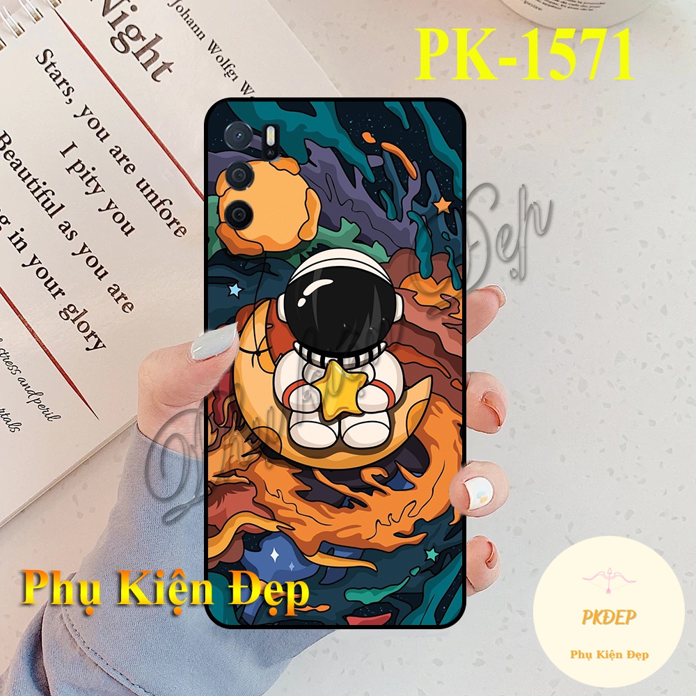 Ốp lưng Basic Oppo A16 4G, A54s 4G, A56 5G in hình BST Phi Hành Gia