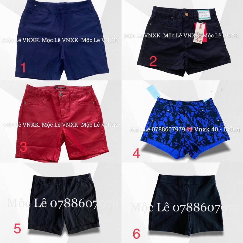 (60-100kg) Quần short da vnxk xuất xịn oversize bigsize co dãn tốt