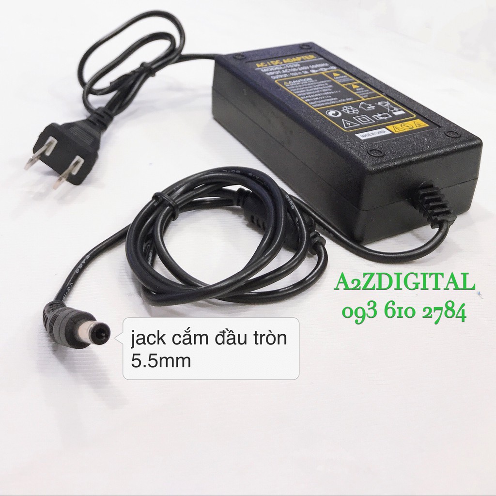 ADAPTER DÀNH CHO LOA KÉO 15V-3A JACK CẮM SẠC ĐẦU TRÒN 5.5mm