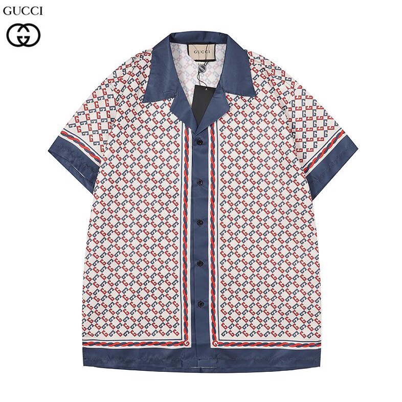 Áo Sơ Mi Cotton Ngắn Tay In Họa Tiết Thời Trang Cá Tính