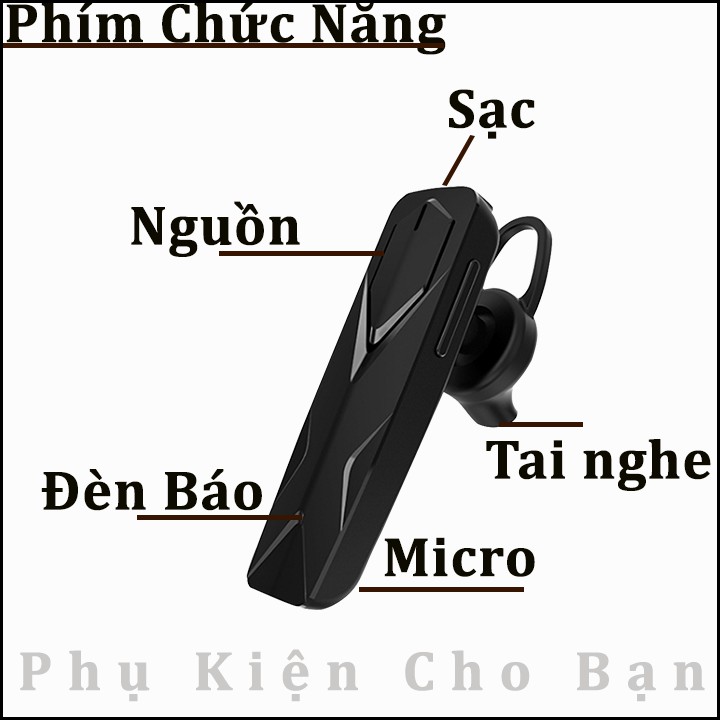 Tai nghe Bluetooth không dây nhét tai chống nước giá rẻ tai phone bluetooth PKCB144 | BigBuy360 - bigbuy360.vn