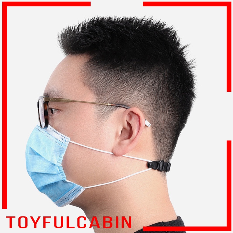 10 Móc đeo khẩu trang màu đen đa năng